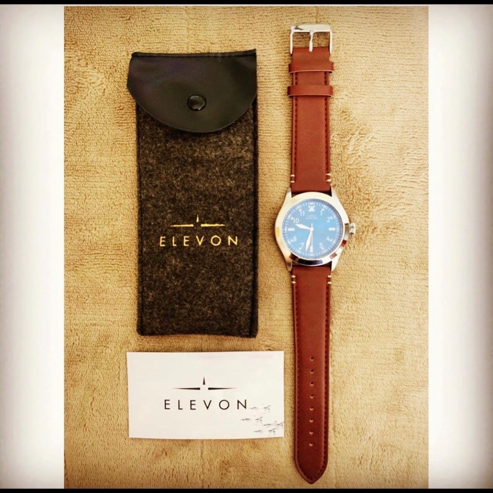 Elevon Hanson Leather Watch